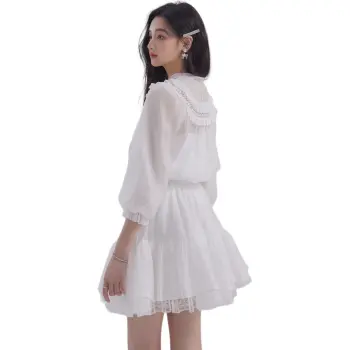 DEAR DEER PUFF SS24 Shirt Women's White With Camisole