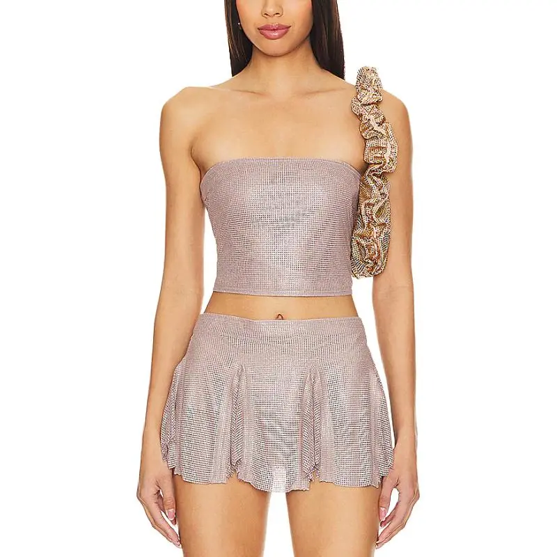 POSTER GIRL Strapless Top Women's Pink-1