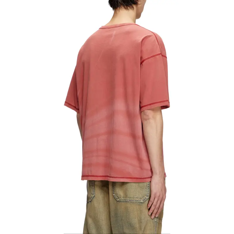 DIESEL T Adjust R13 Laser Faded Logo T Shirt-2