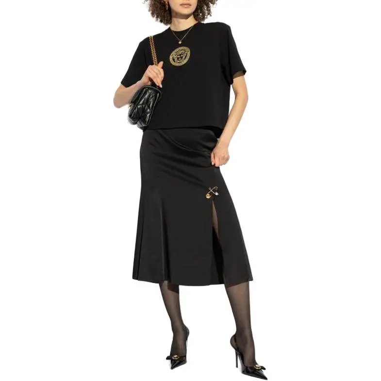 VERSACE Medusa Printed Crewneck T Shirt-1