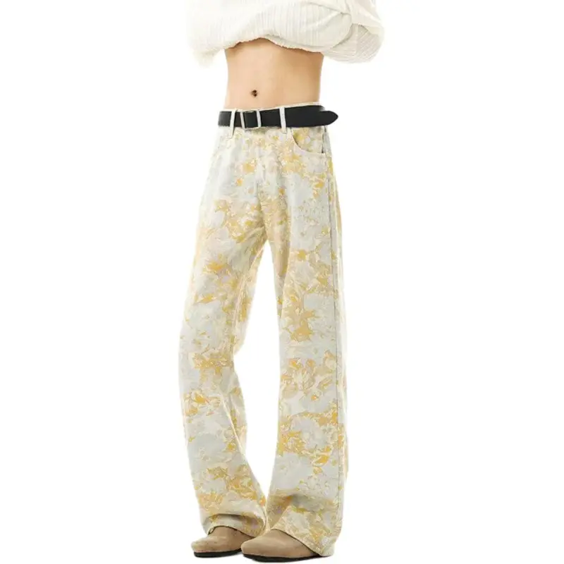 Concubine Zhu Jeans Unisex Yellow-4