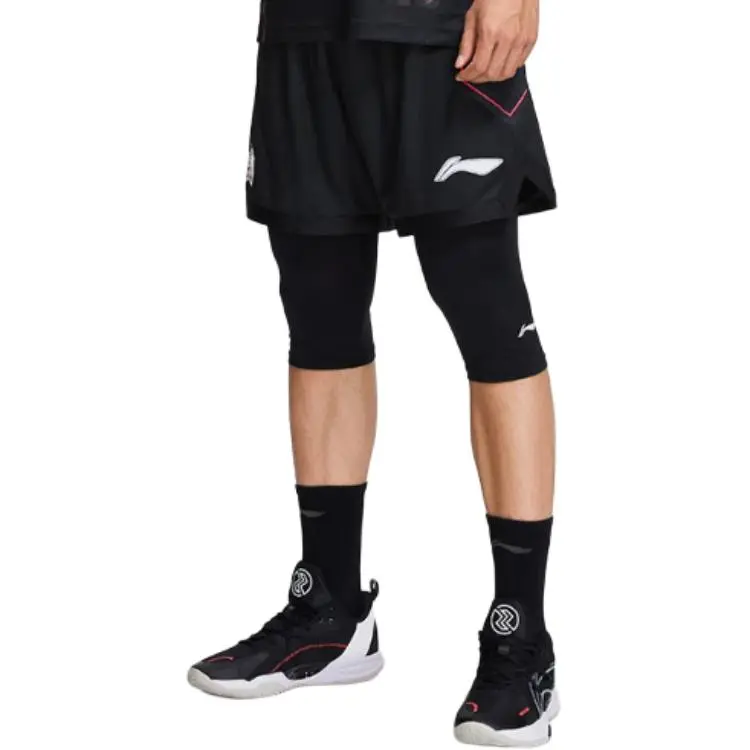 LiNing CBA Collection Professional Basketball Collection Basketball Shorts Men's Black-3