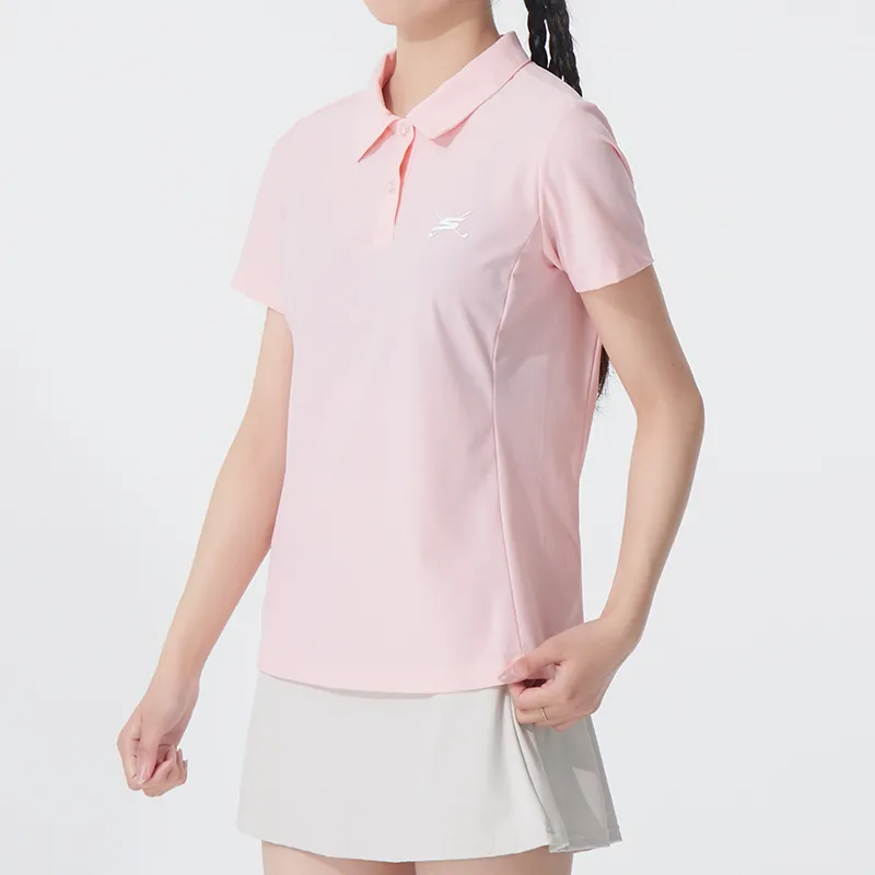 Skechers Sportlife SS25 Polo Shirt Women's Zhen Pink/02F3-2