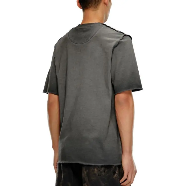 DIESEL T Shirts Unisex Gray-2