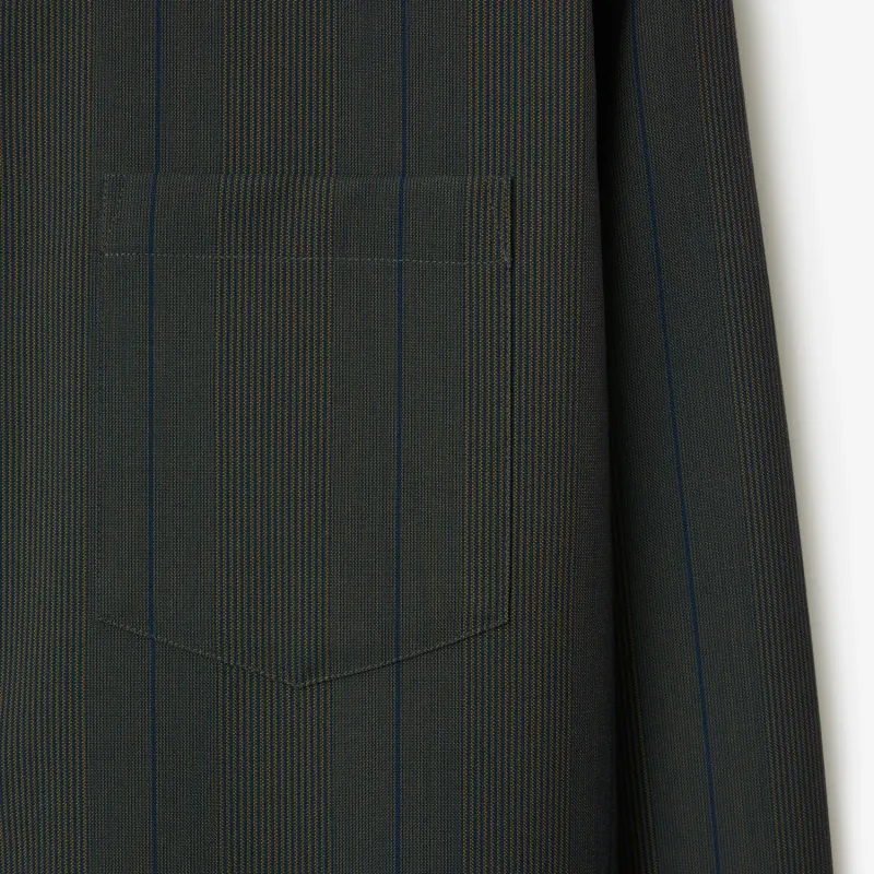 Burberry Striped Wool Shirt-6