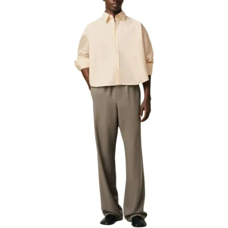 AMIPARIS Paris Ami De Coeur Cropped Shirt-4