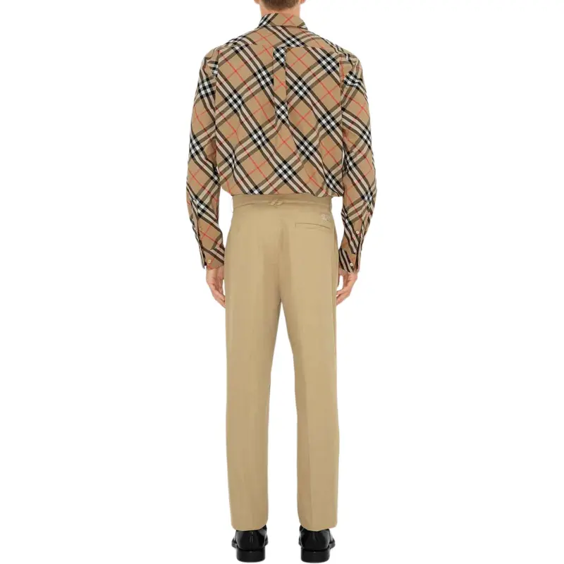 Burberry Shirts Men Brown-2