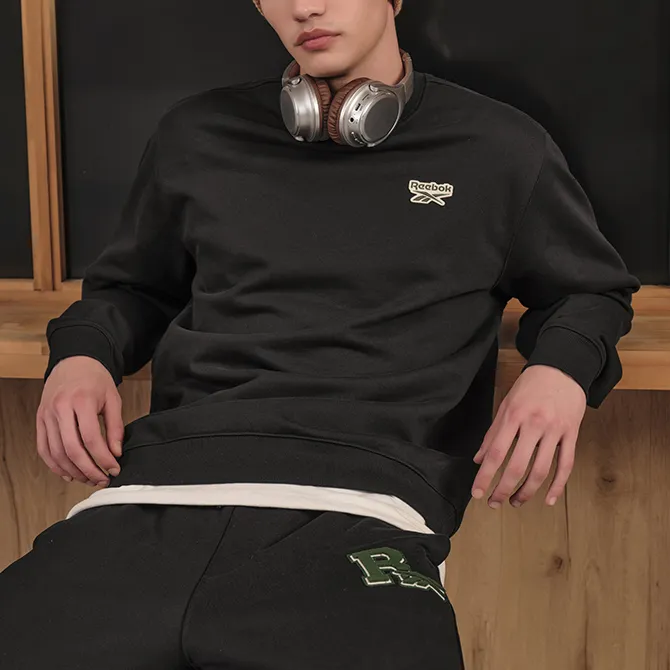 Reebok Sweatshirts Unisex Black-4