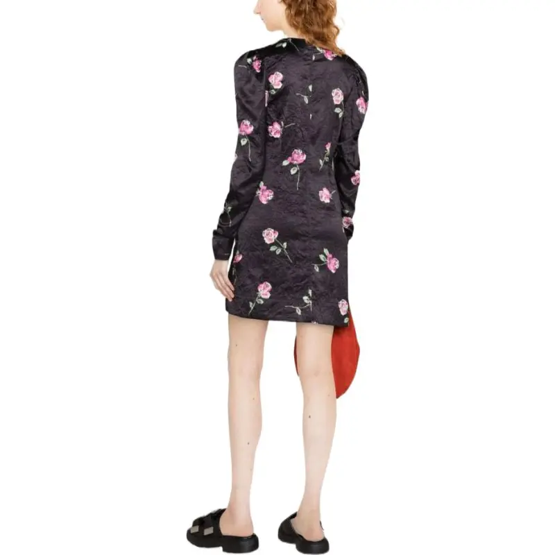 GANNI Floral Printed Mini Dress-4