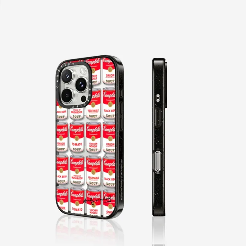 CASETIFY TPU+PC Material Campbell Sticker Phone Cases Compatible With IPhone Collection Artistic-4