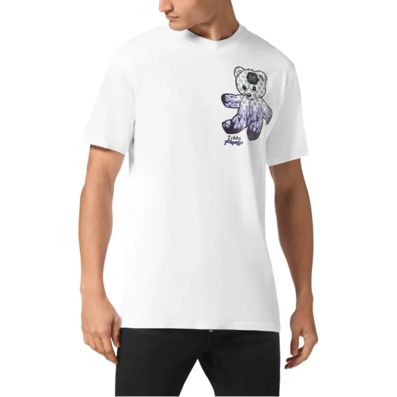 PHILIPP PLEIN Teddy Bear Printed Crewneck T Shirt-2