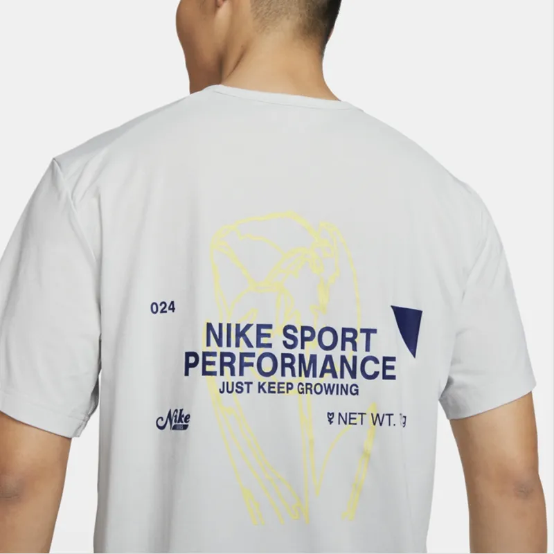 Nike HYVERSE DRI FIT T Shirt Men's Dust Photon Color-4