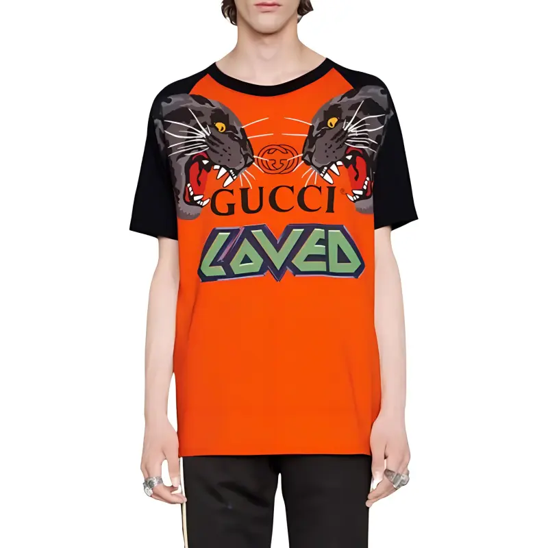 GUCCI FW18 T-Shirt Men's Orange-1