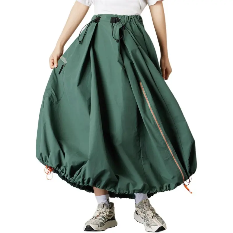 THE NORTH FACE UE Series Casual Long Skirt Women's Alusheng Green-3