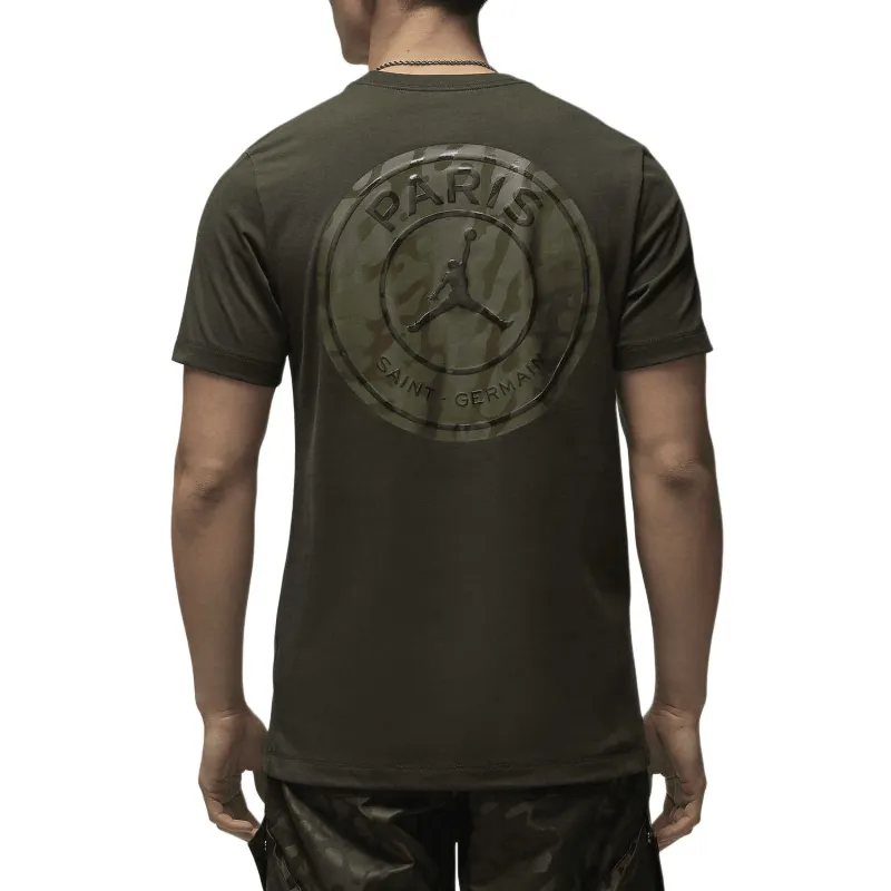 Jordan x PSG SS24 T-Shirt Men's Dark Green-4