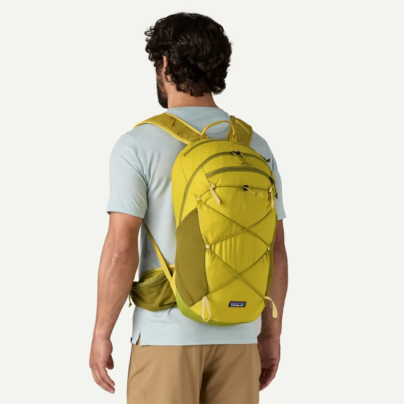 Patagonia Terravia 22L Mountaineering Bag Outdoor Bag Nylon Yellow & Green Unisex-4