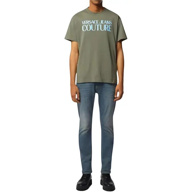 VERSACE T-Shirts Men Green-1