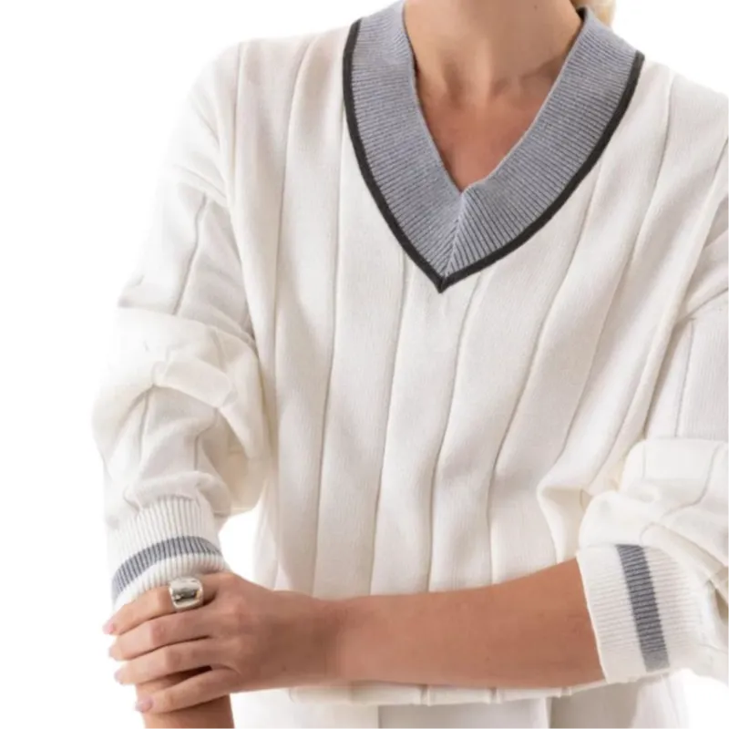 Brunello Cucinelli Monili trim Sweater-4
