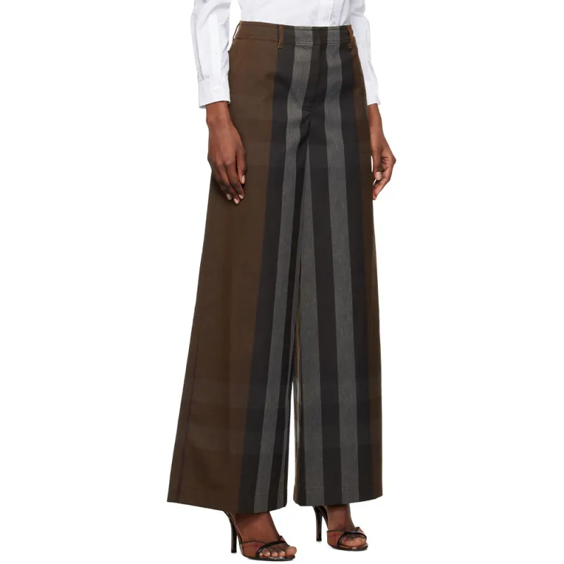 Burberry Casual Pants Women's Dark Brown-4