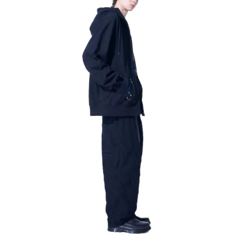 Yohji Yamamoto S'YTE FW24 Sweatshirt Unisex Black Blue-4