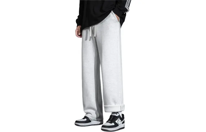 FONDLOOK Casual Pants Unisex Black-7