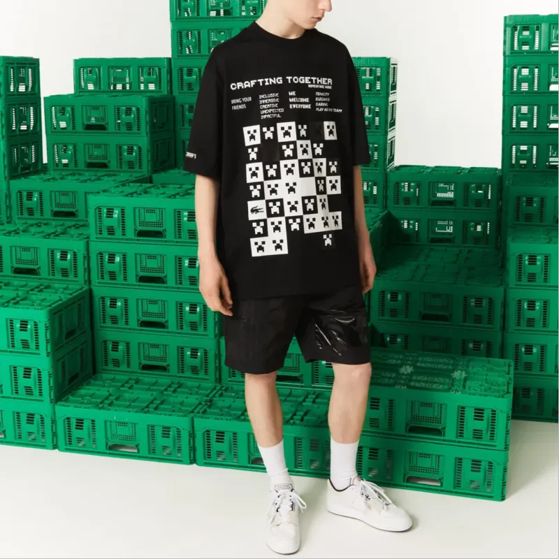 LACOSTE T Shirts Men Black-2