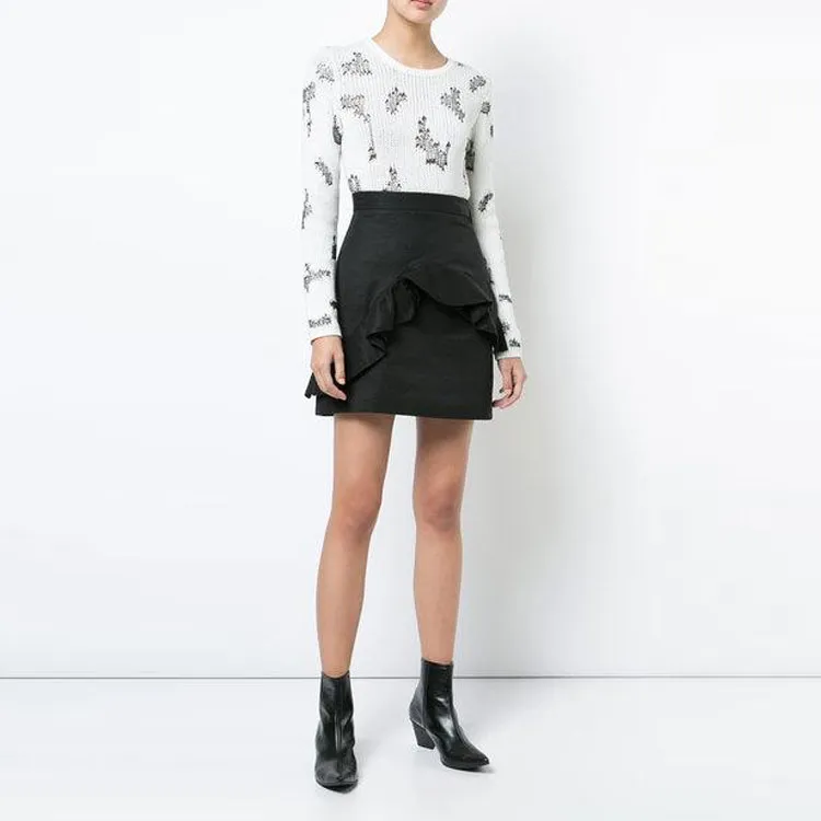 SAINT LAURENT Cashmere Sweater Women's White-1