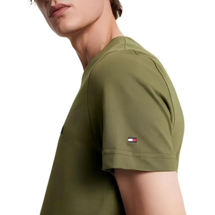 Tommy Hilfiger T Shirt Men's Olive Green-4