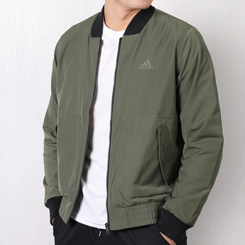 Adidas EI JKT FL BOMB Jacket Men's Light Gray Green-5