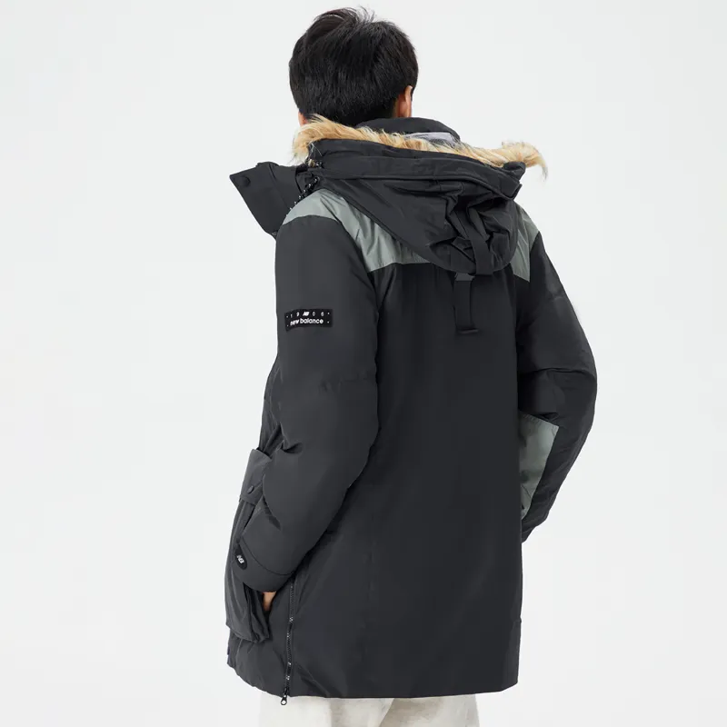 New Balance Down Jacket Winter Unisex Black-4
