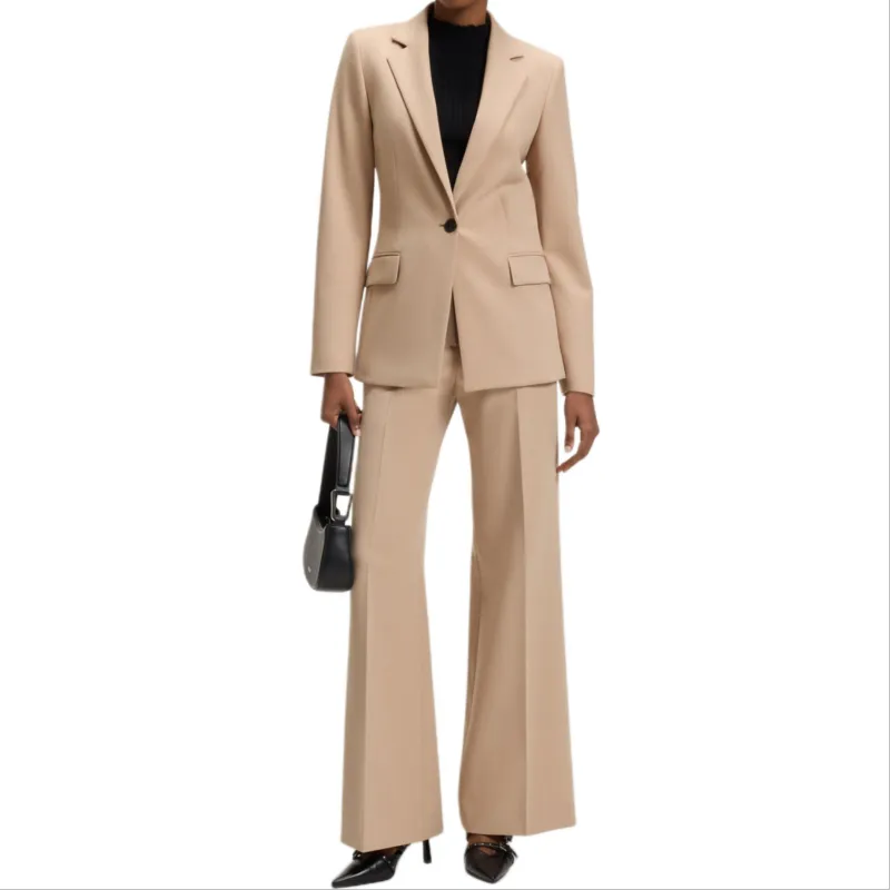 HUGO BOSS Business Suit Coat Women's Brown-1