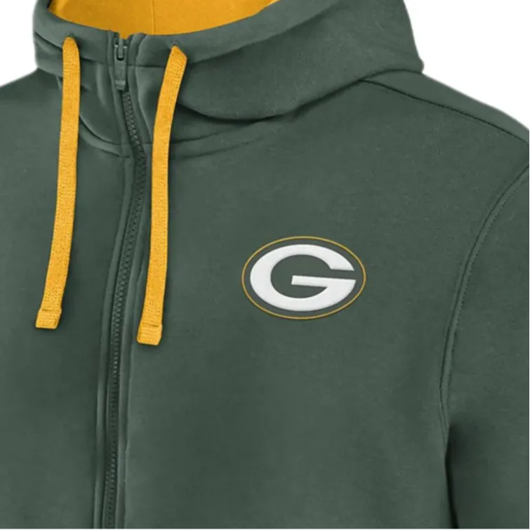 Nike Bay Packers Club Men's Nike Nfl Full Zip Hoodie-2
