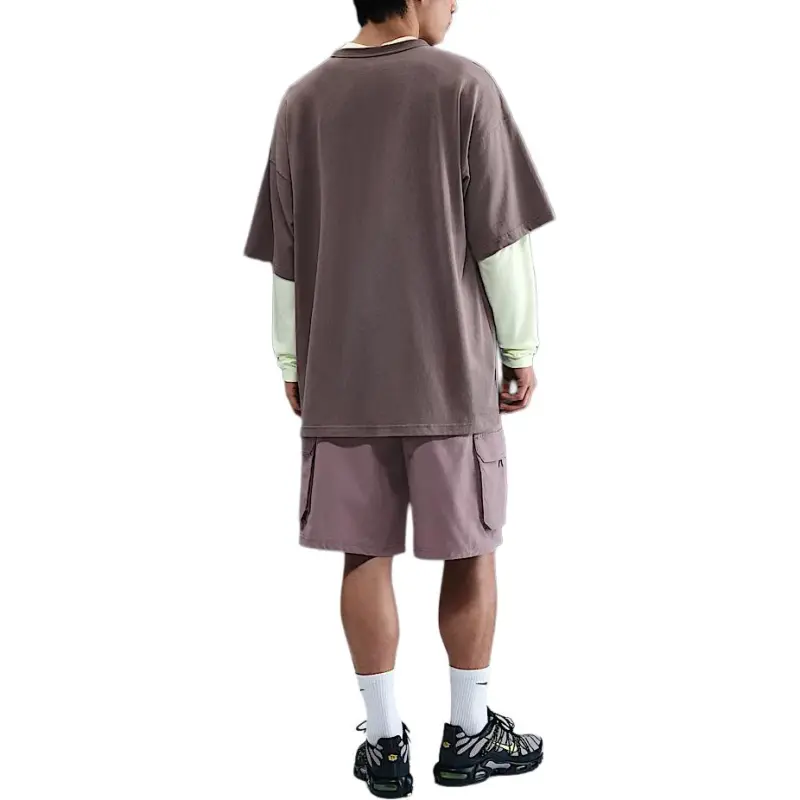 Nike Dri FitSportswear Cargo Shorts Men's Umber Gray/Light Lemon-2