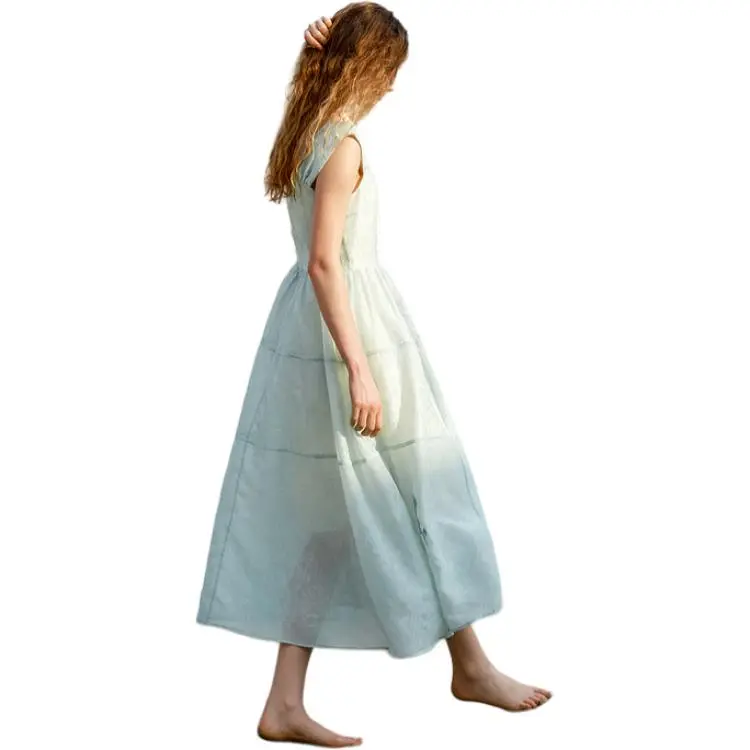 COCOON Slip Dress Women's Green-1