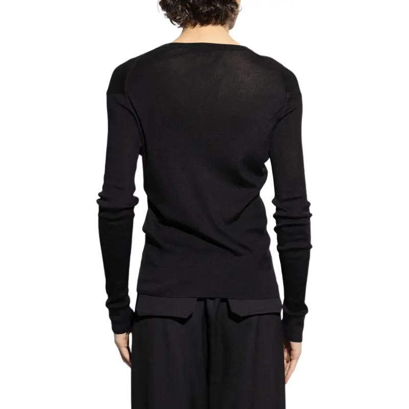 TOM FORD Henley Ribbed Shirt-3
