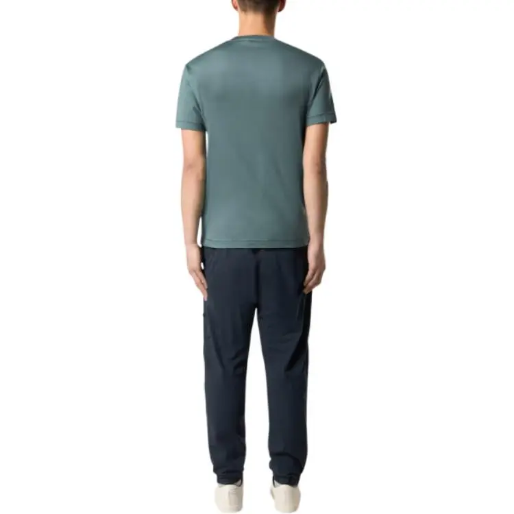 STONE ISLAND Compass Patch V Neck T Shirt-1