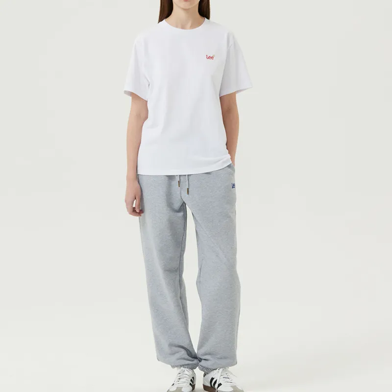 Lee Knitted Sweatpants Unisex Gray-4