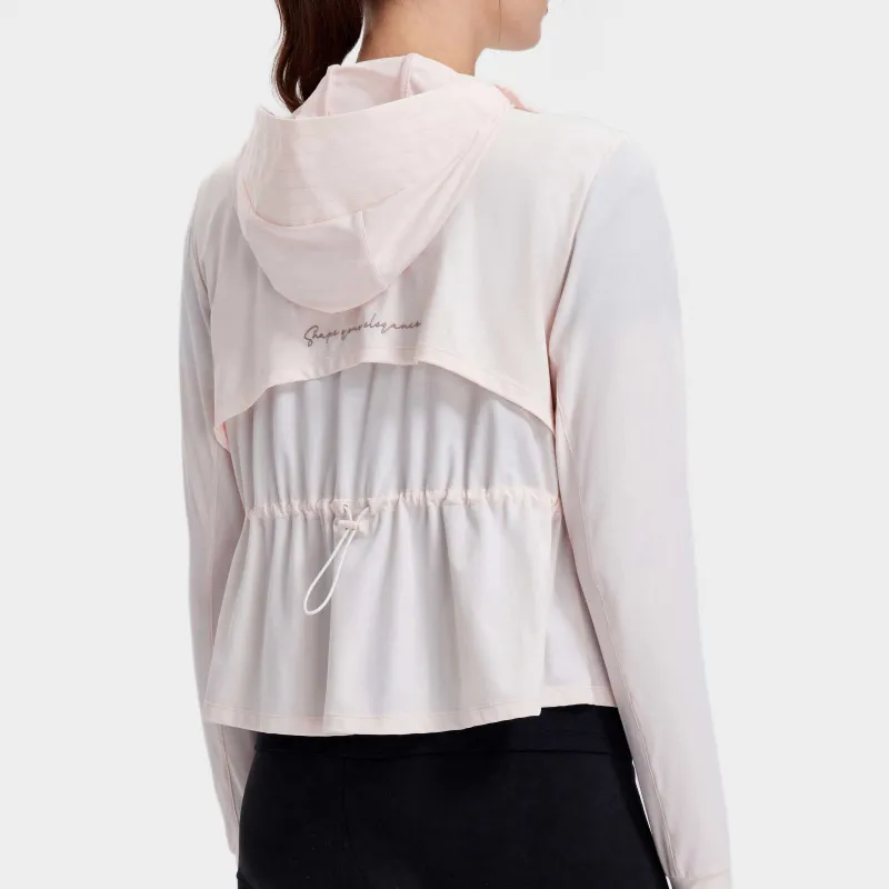FILA Latte Girl 3.0 Super Lightweight And Breathable Sun Protection Clothing Women's Clear Radiance Pink-3