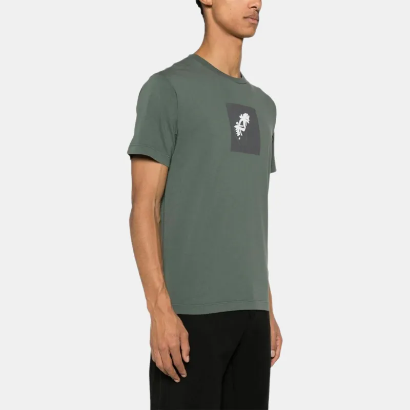 STONE ISLAND Logo Printed Crewneck T Shirt-3