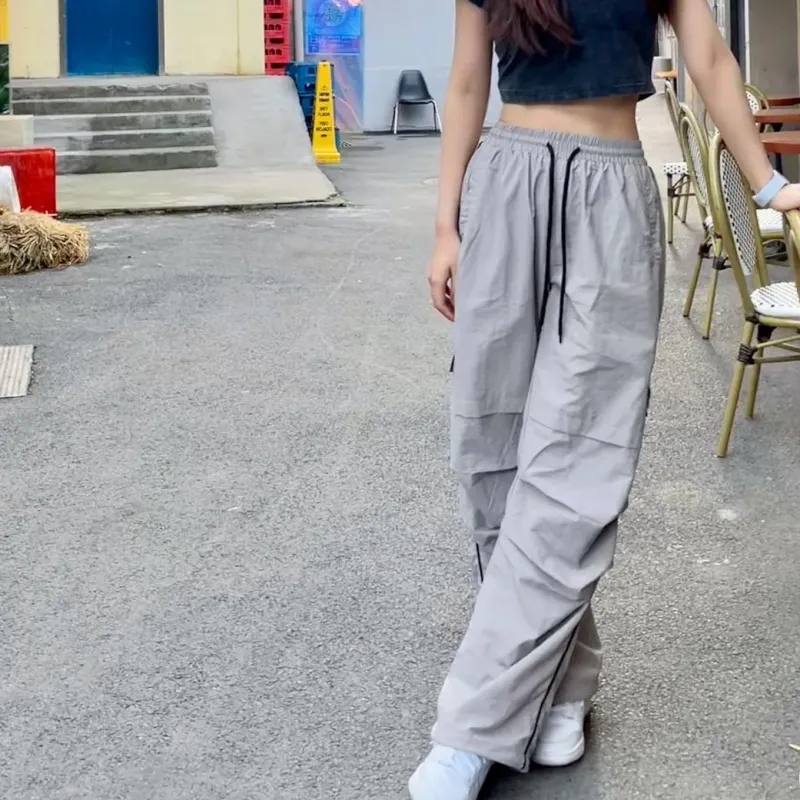 YuChaJia Cargo Pants Women's-1