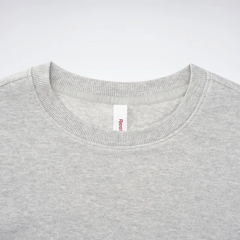 Reebok Drop Shoulder Sleeve T Shirt Women's Gray-3