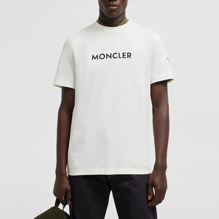 Moncler Logo Detailed Crewneck T Shirt-2