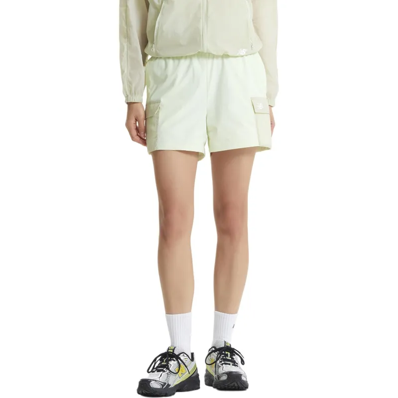New Balance Cargo Shorts Women's Light Green-2