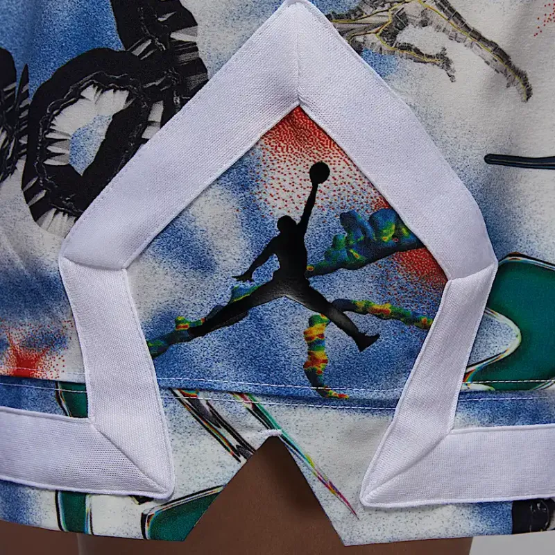 Jordan SportDri FIT Diamond Casual Shorts Men's White/Black-3