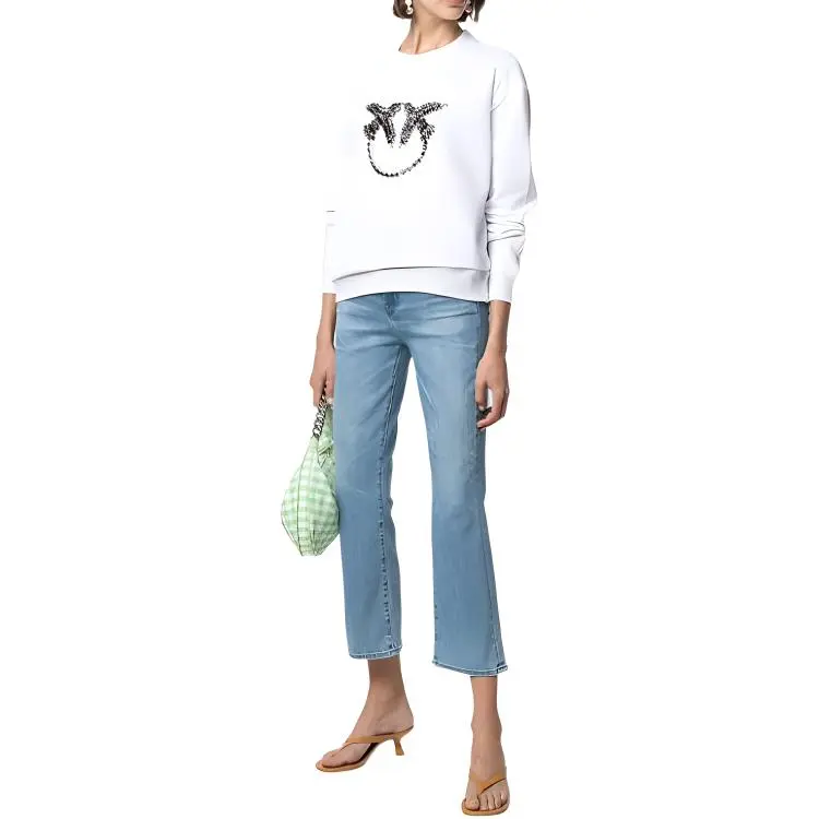 PINKO Sweatshirts Unisex White-1
