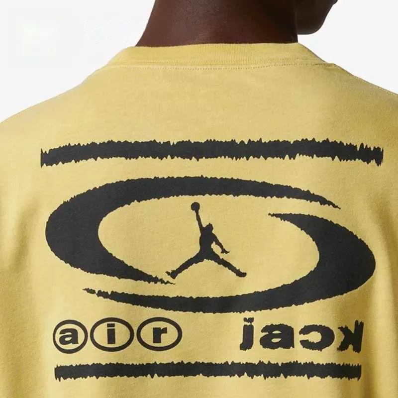 Jordan x Travis Scott T-Shirt Men's Celery Green-4