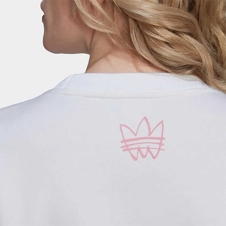 Adidas Originals Sweatshirts Unisex White-4