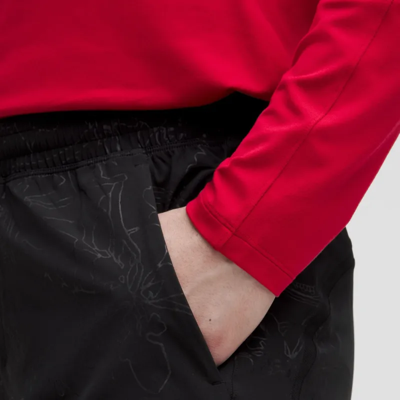 Lululemon Pace Breaker FW24 Sports Shorts 7' Men's Snake Year Relief Black-3