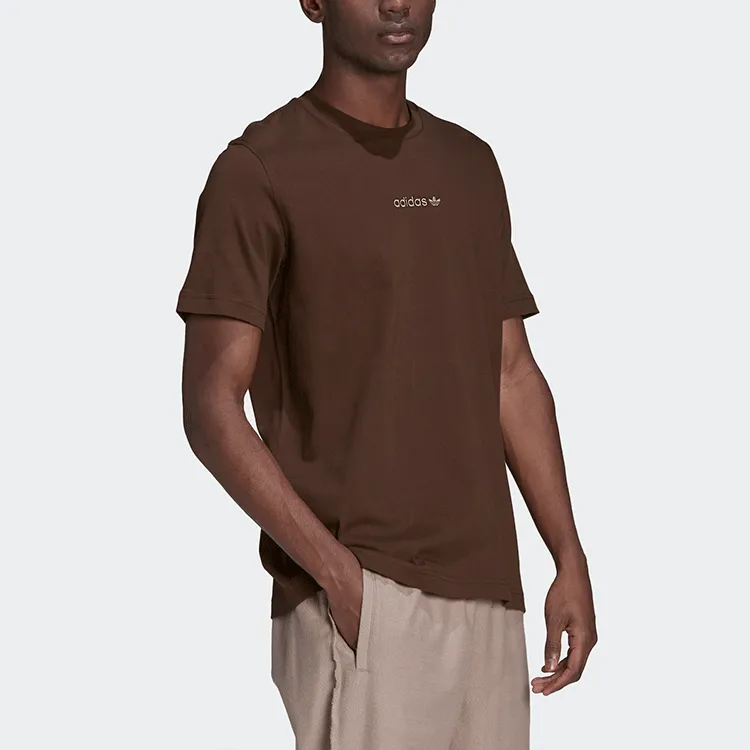 Adidas Originals T Shirt Men's Brown-4