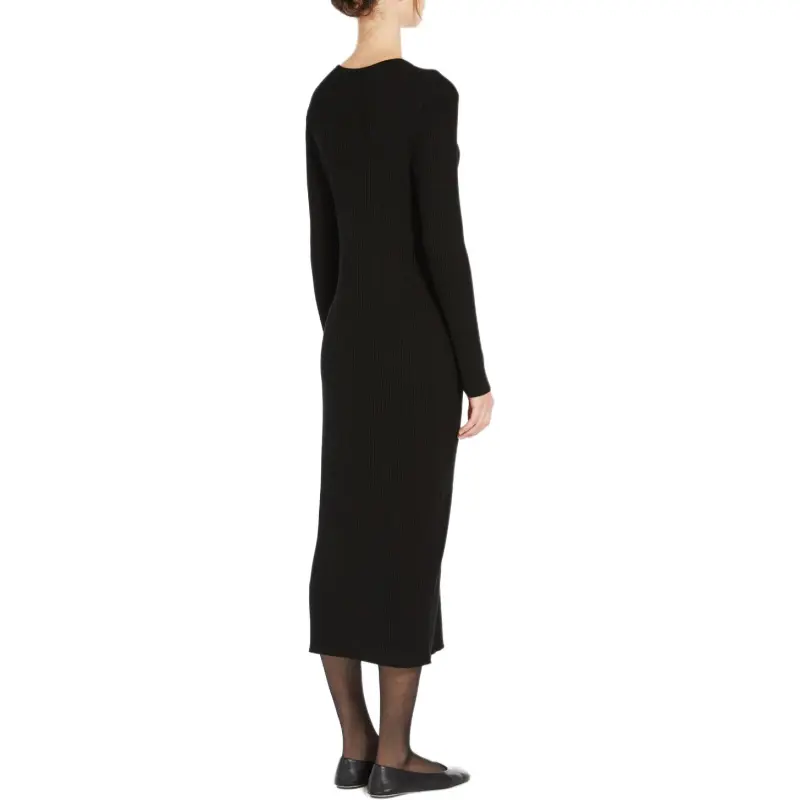 WEEKEND MaxMara Long Sleeved Dress Women's Black-1